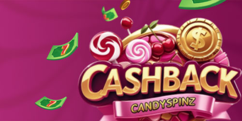 CandySpinz Casino cashback